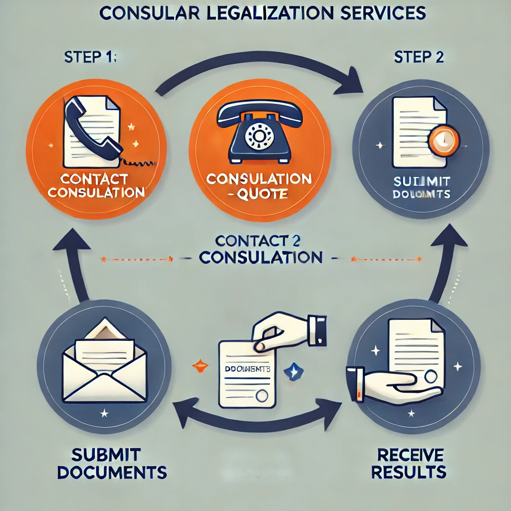 Consular Legalization steps